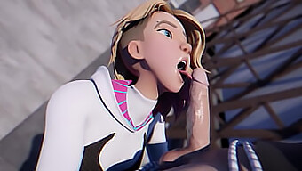 Oplev den spændende tur med Spider-Gwen i denne hotte video