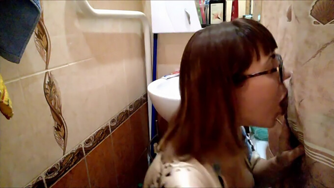 Stepbrother and stepsister's bathroom encounter caught on webcam