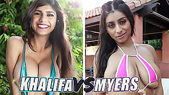 Compilation Of Mia Khalifa And Violet Myers' Best Moments In Arab And Latina Babe Category